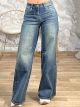 Washed-Out Denim Pants-313