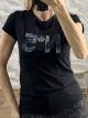 No5 Cotton T-Shirt-5256/Black