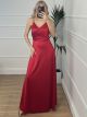 Maxi Elastic Dress/Red