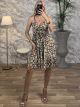 Silk Mini Dress Cracks-2517/N8