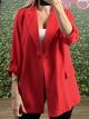 Σακάκι Button Sleeves-59731/Red