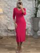 Viscose Ve Midi Dress/Fux