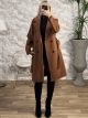 Classic Buttons Coat/Camel