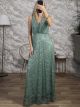 Maxi Elastic Lace Dress/Mint