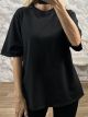 Oversized T-Shirt-2888/Black