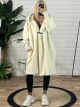 Soft Oversized Hood Coat/Vanilla