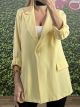 Σακάκι Button Sleeves-59731/Yellow
