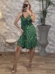 Silk Mini Dress Cracks-2517/N6