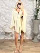 Fringe Poncho Cardigan/Vanilla