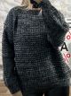 Oversized Sweater-2260/Black