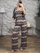 Lurex Satin Bow Chevron Set-22867