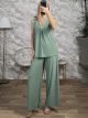 Wide Lace Sleeveless Set-349/Mint