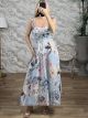 Floral Retro Maxi Dress/Ciel