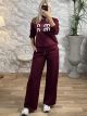 Min Min Wide Set/Burgundy