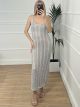 Beach Maxi Dress/Silver