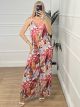 Summer Elastic Jumpsuit/Floral-2