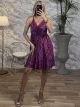 Silk Mini Dress Cracks-2517/N4