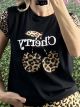 Cherry Animal T-Shirt/Black