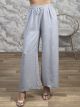 Cotton Highwaist Pants-460/Grey