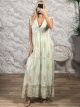 Boho Gold Maxi Dress NEW-2564/Veraman