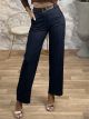 Soft Elastic Stripes Pants-2097