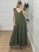 Ruffle Jumpsuit WP/Khaki2