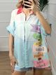 Asymmetrical Multi Islands Shirt/N3