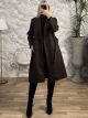 Classic Buttons Coat/Chocolat