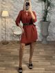 Mini Tunic Belt Dress/Ecai