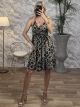 Silk Mini Dress Cracks-2517/N3