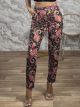 Highwaist Elastic Multi Pants-161011/Multi1