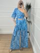 Lahuri One Shoulder Pants Set