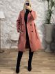 Classic Buttons Coat/Pink