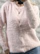 Mohair Pearls Cardigan-5152/Pink
