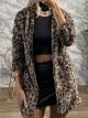 Long Leopard Hooded Fur-7897/Taupe
