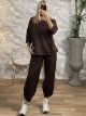 Casual Viscose Set/Chocolat