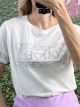 Queen Strass T-shirt/White-Silver