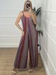 Summer Elastic Jumpsuit/Woven-3