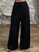 Super Wide Cotton Sweatpants/Black