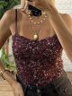 Leo Cups Bodysuit/Burgundy