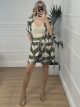 Kimono Shorts Set-NEW/Khaki