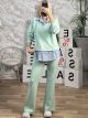 Viscose Layer Shirt Set-3346/Mint