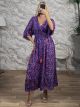Silk ShortSleeves Maxi Dress NEW-2660/N5