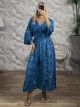 Silk ShortSleeves Maxi Dress NEW-2660/N4