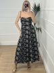 Maxi Kippur Corset Dress/Black