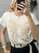 Boho BOW T-shirt/White
