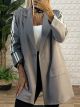 Σακάκι Oversized Ρίγα-3090/Grey