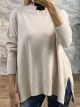 Soft Oversized Sweater-0031/Ecru