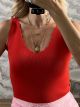 Knitted Classic ZicZac Top/Red