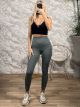 HighWaist Leggings-5603/Khaki